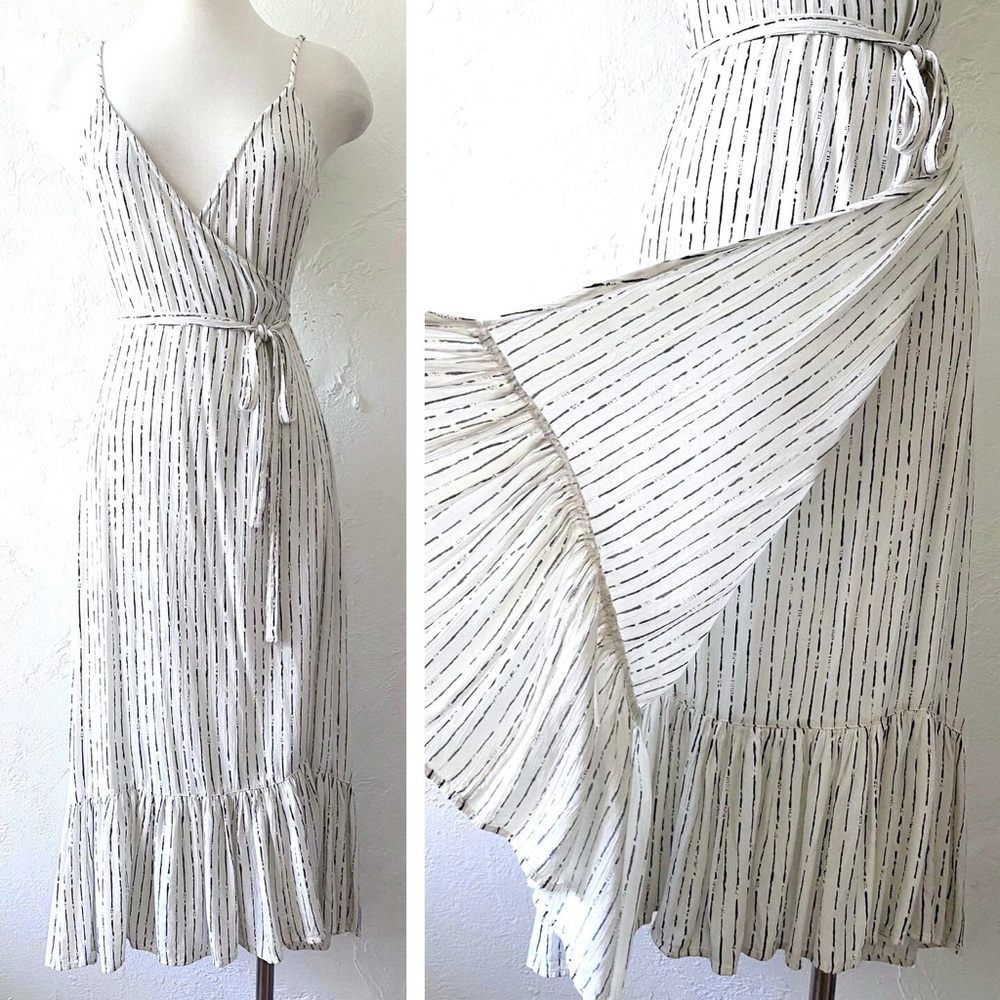 Billabong Hold Me Tight Midi Wrap Dress - Picture 5 of 7